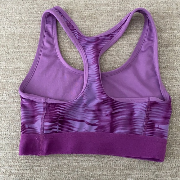 Champion purple medium support racer back bra Size XS. - Picture 2 of 5